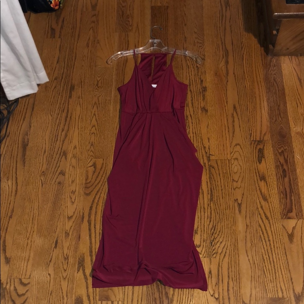 RED BCBGeneration MIDI DRESS
